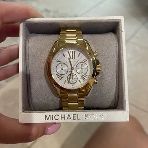 Michael Kors womens gold watch
